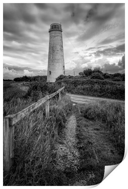 Leasowe Lighthouse Print by raymond mcbride