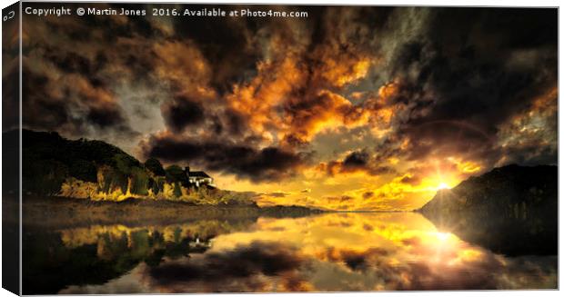 Bull Bay at Sunrise Canvas Print by K7 Photography