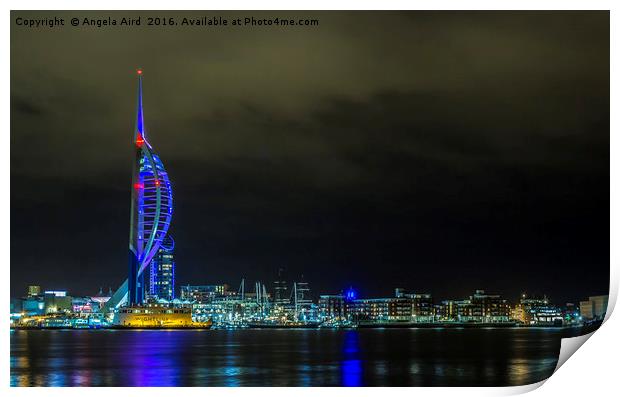 Emirates Spinnaker Tower. Print by Angela Aird