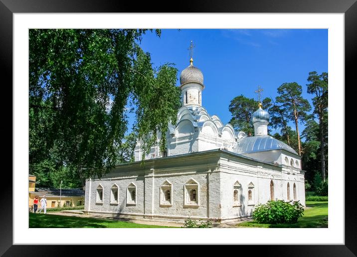 The Church Of Michael The Archangel. Framed Mounted Print by Valerii Soloviov