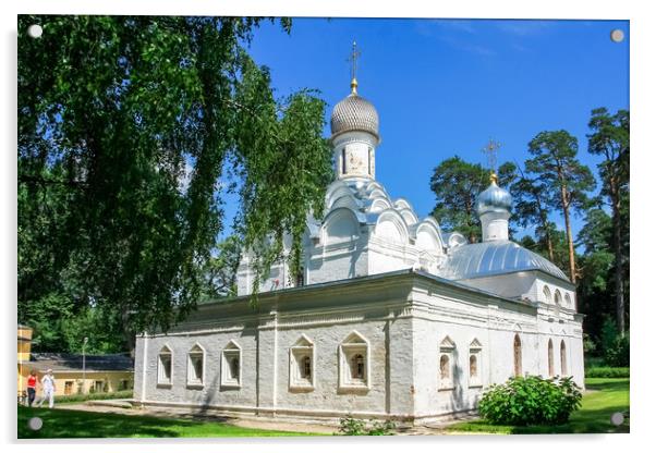 The Church Of Michael The Archangel. Acrylic by Valerii Soloviov