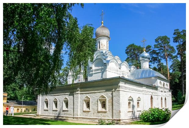 The Church Of Michael The Archangel. Print by Valerii Soloviov