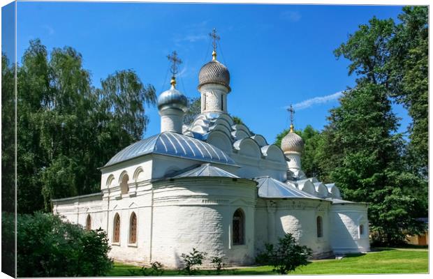 The Church Of Michael The Archangel. Canvas Print by Valerii Soloviov