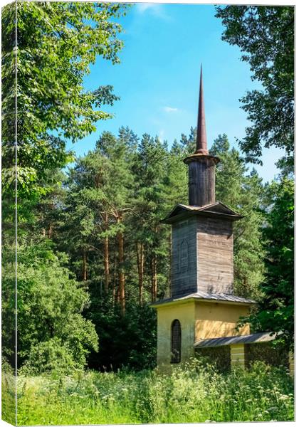 An old chapel. Canvas Print by Valerii Soloviov