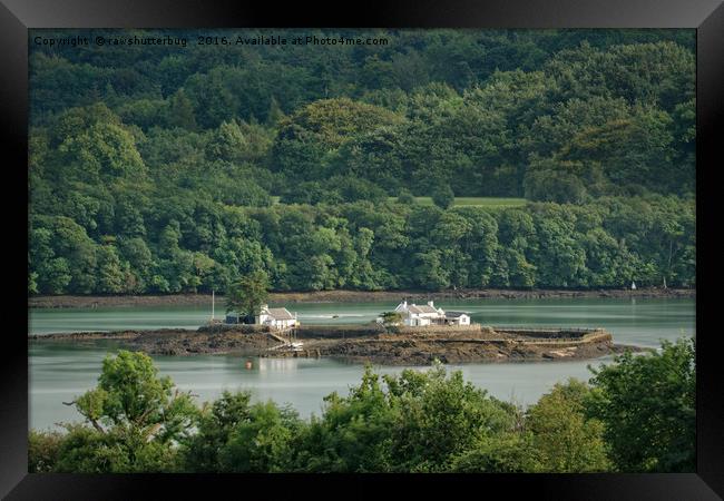 Menai Bridge Island Framed Print by rawshutterbug 