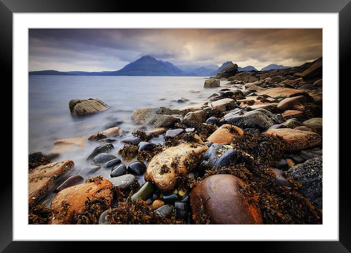 The Black Cullins from Elgol Framed Mounted Print by David Mould