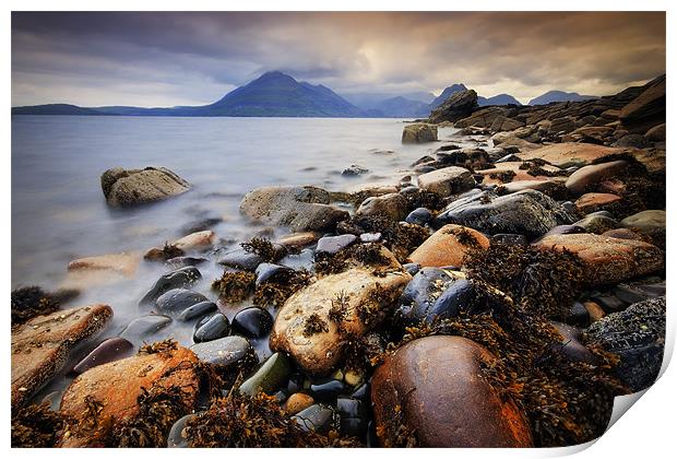 The Black Cullins from Elgol Print by David Mould