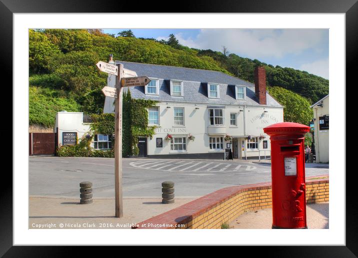 The Cove Inn Framed Mounted Print by Nicola Clark