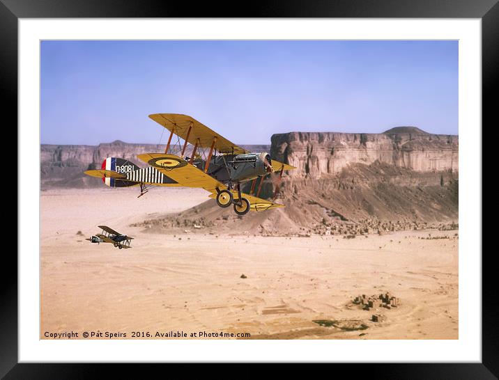 Bristol Fighter - Aden Protectorate Framed Mounted Print by Pat Speirs