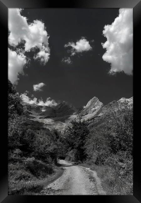 Take me to the mountains Framed Print by Juan Manuel Saenz de Santa