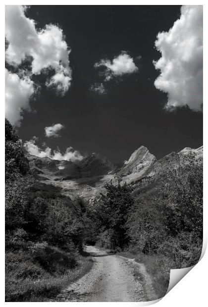Take me to the mountains Print by Juan Manuel Saenz de Santa