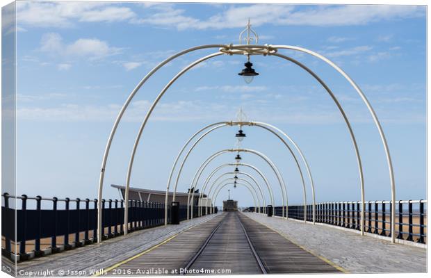 Southport pier Canvas Print by Jason Wells