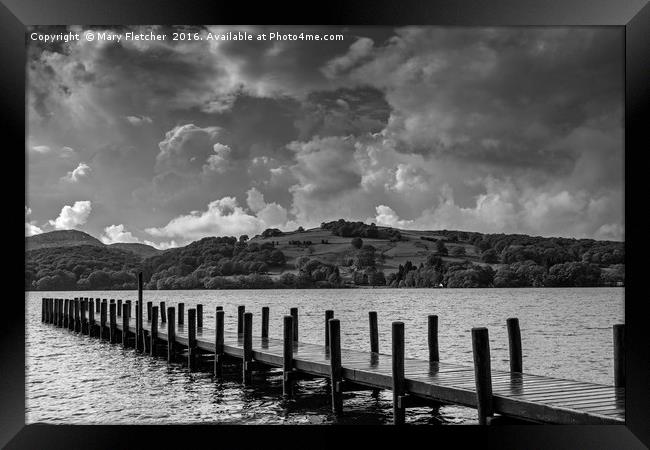 Coniston Water, Cumbria Framed Print by Mary Fletcher