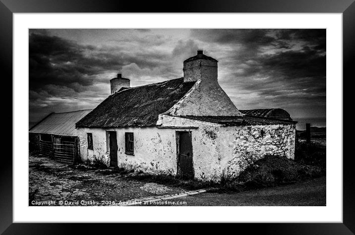 Old Farmhouse Framed Mounted Print by David Oxtaby  ARPS