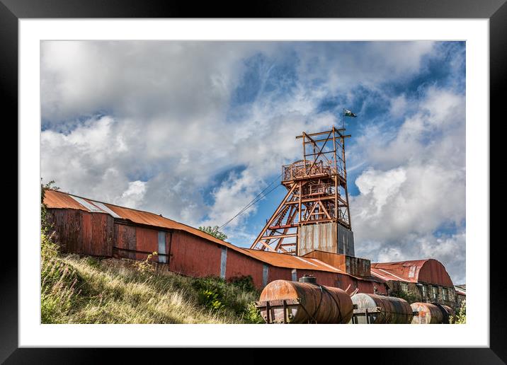 Big Pit Framed Mounted Print by Steve Purnell
