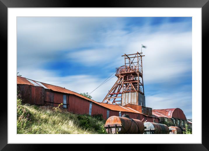 Thirty Seconds at Big Pit Framed Mounted Print by Steve Purnell
