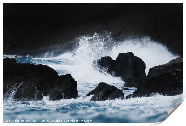 Strong waves II Print by DeniART 