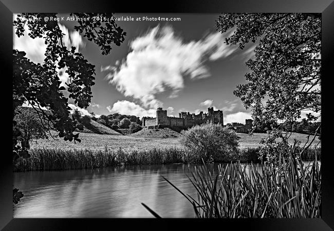 Alnwick Castle Framed Print by Reg K Atkinson