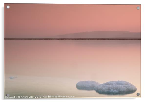 Dead Sea Salt Acrylic by Artem Liss
