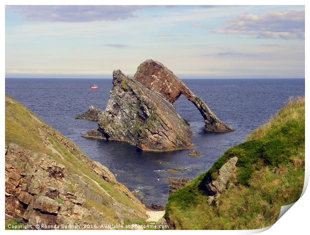 Bow Fiddle Rock Print by Rhonda Surman