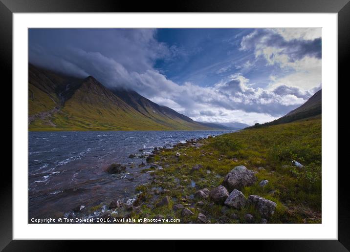 Loch Etive view Framed Mounted Print by Tom Dolezal