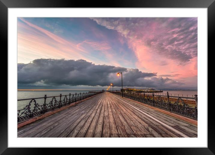 After The Rain Framed Mounted Print by Wight Landscapes