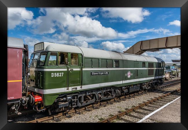 Class 31 Diesel 2 Framed Print by Steve Purnell