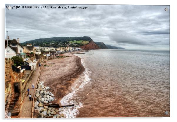 Sidmouth  Acrylic by Chris Day