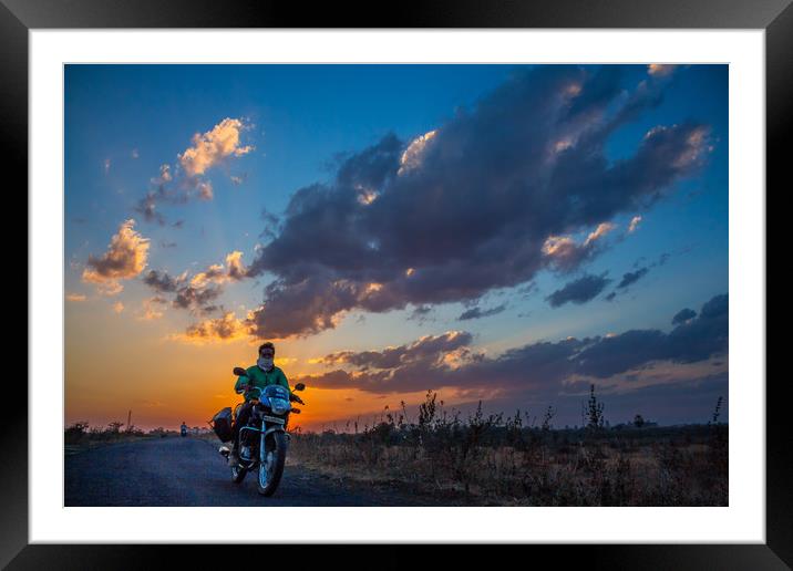 Life is but a journey  Framed Mounted Print by Indranil Bhattacharjee