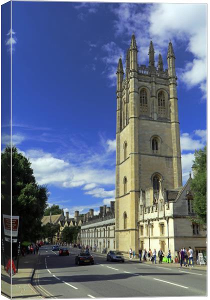 Magdalen Tower  Canvas Print by Tony Murtagh