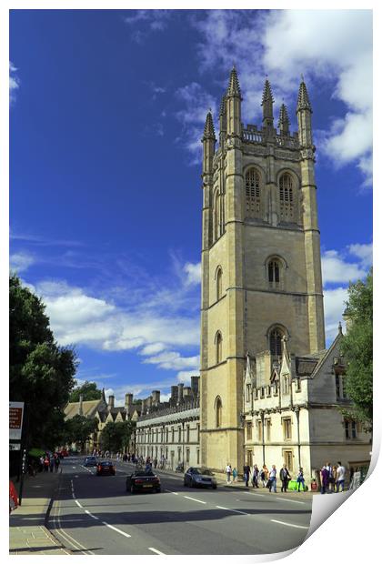 Magdalen Tower  Print by Tony Murtagh