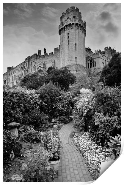 Warwick Castle Print by Tony Bates