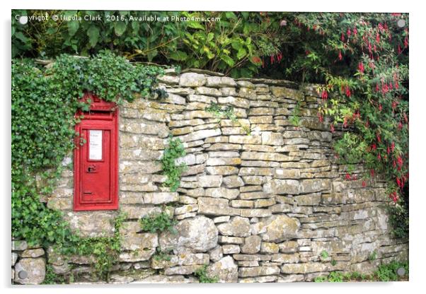 Victorian Letter Box Acrylic by Nicola Clark