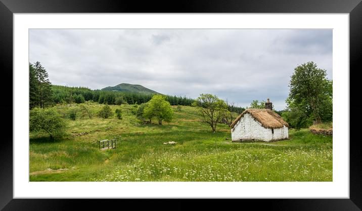 Auchindrain, step back into the past Framed Mounted Print by Michelle PREVOT