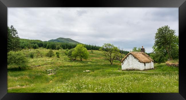 Auchindrain, step back into the past Framed Print by Michelle PREVOT