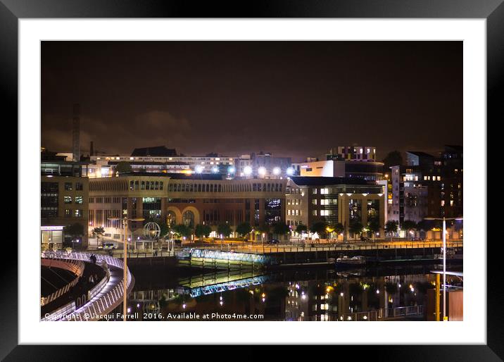 Newcastle upon Tyne Quayside Framed Mounted Print by Jacqui Farrell