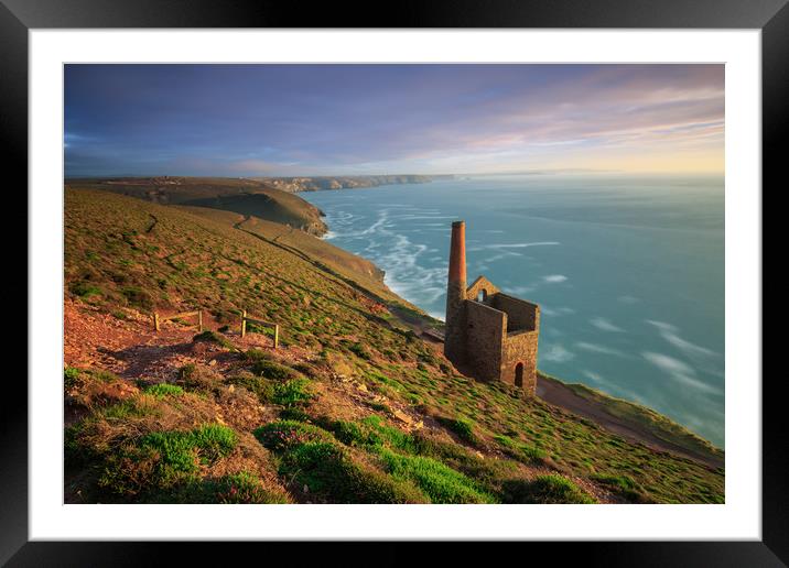 Wheal Coates Tin Mine  Framed Mounted Print by chris smith
