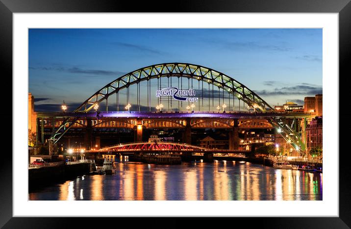 Newcastle  Framed Mounted Print by chris smith