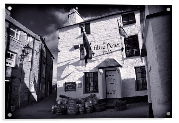 17th century Blue Peter Inn Acrylic by Chris Harris