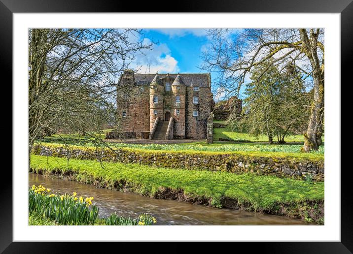Rowallan Castle Framed Mounted Print by Valerie Paterson