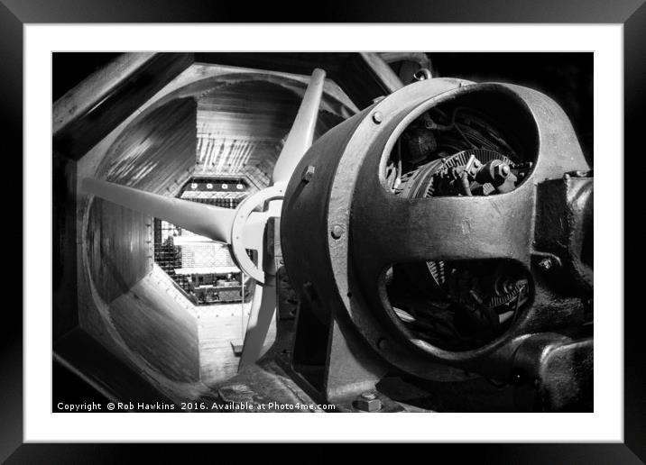 The Wind Tunnel  Framed Mounted Print by Rob Hawkins