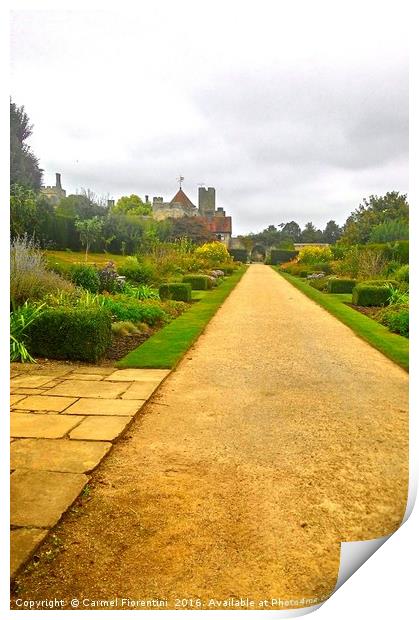 Penshurst Gardens Print by Carmel Fiorentini