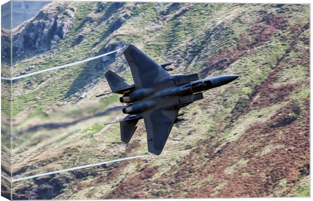 F15 Eagle Mach Loop Canvas Print by J Biggadike