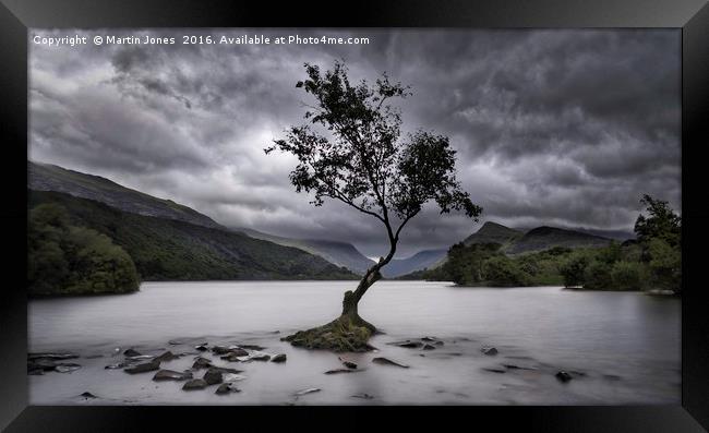 Across the Lake to Llanberis Framed Print by K7 Photography