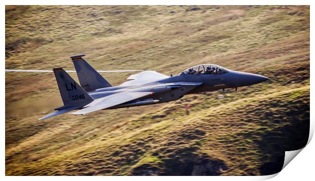 F15 from Cad West Print by J Biggadike