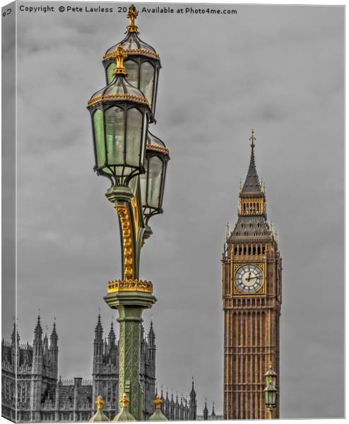 London Canvas Print by Pete Lawless
