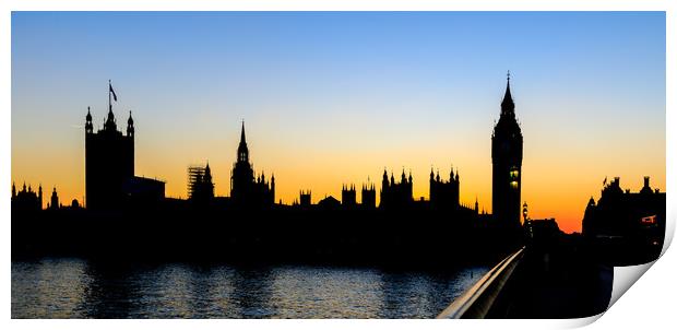 Palace of Westminster  Print by chris smith