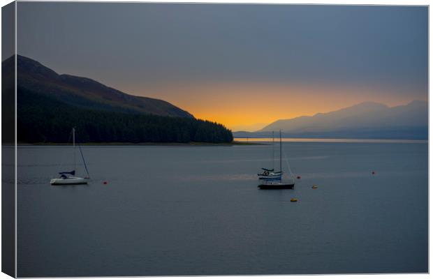 Sound of Raasay Canvas Print by Alan Simpson