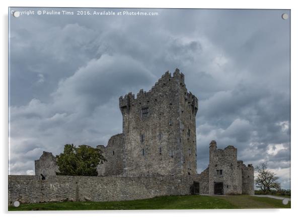 Ross Castle Killarney Acrylic by Pauline Tims