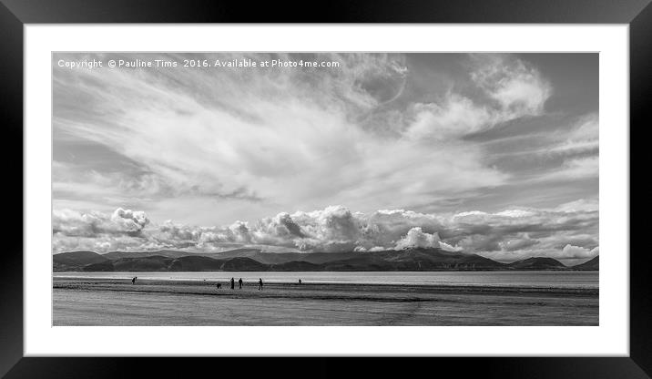 Inch Beach Co. Kerry, Ireland Framed Mounted Print by Pauline Tims